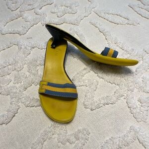 Hogan shoes yellow and blue 8.5, made in Italy